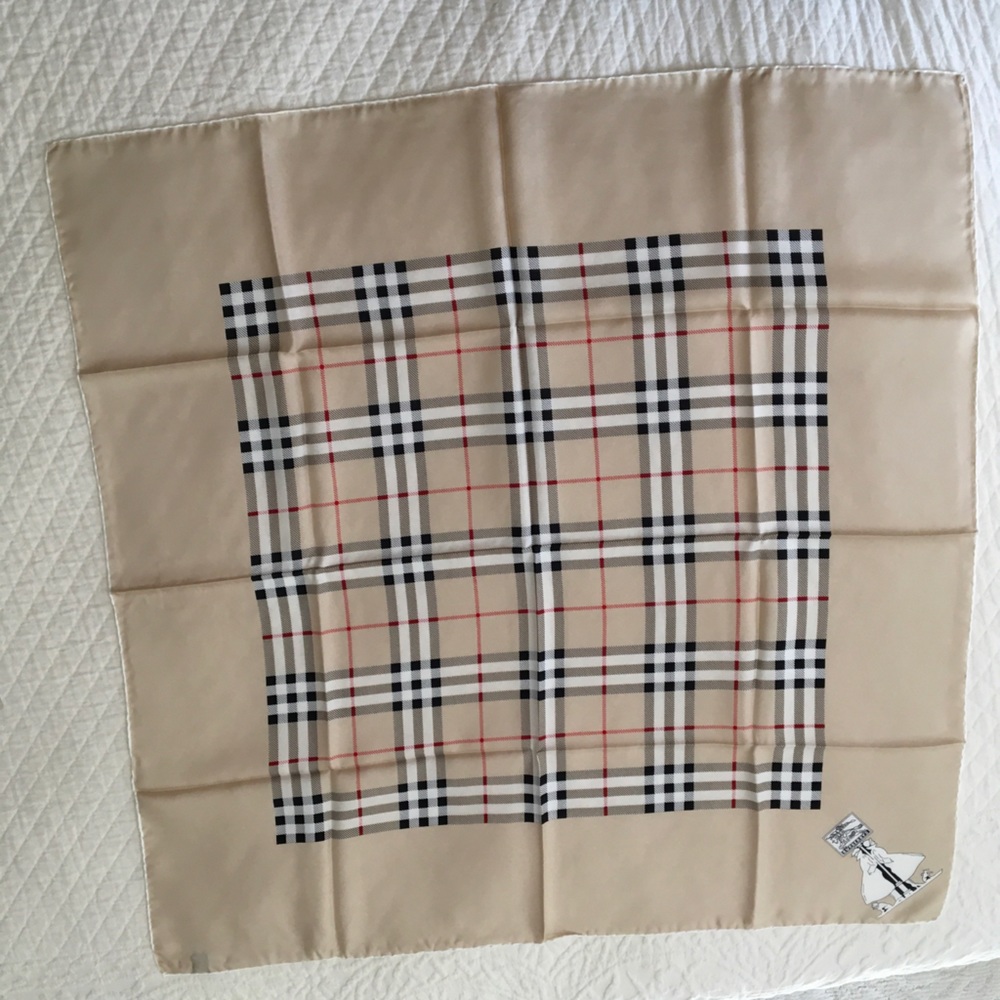 Burberry silk scarf